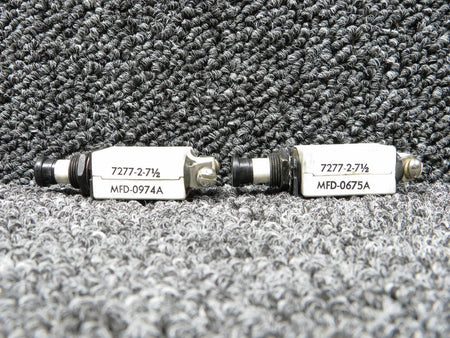 Klixon 7277-2-7-1-2 Klixon 7.5 Push Breaker Set of 2