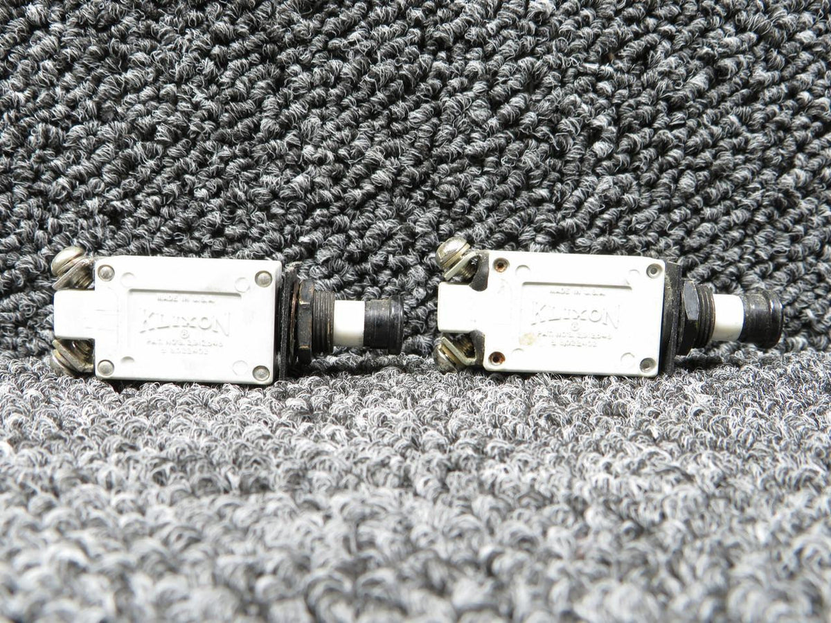 Klixon 7277-2-7-1-2 Klixon 7.5 Push Breaker Set of 2