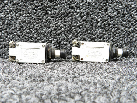 Klixon 7277-2-7-1-2 Klixon 7.5 Push Breaker Set of 2
