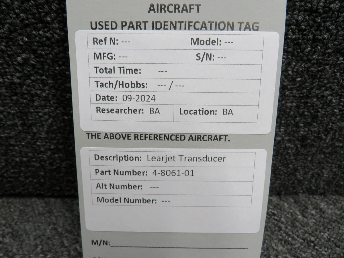 4-8061-01 Learjet Transducer