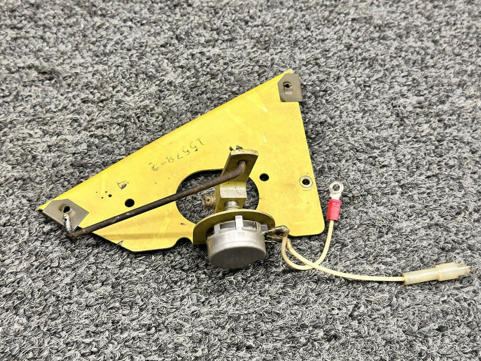 Piper Aircraft Parts 15578-002 Piper PA23-250 Flap Sending Unit Mounting Plate & Switch