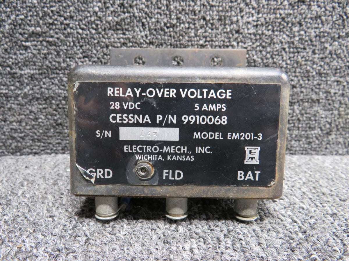 Electro-Mech 9910068 Electro-Mech EM201-3 Overvoltage Relay (Volts: 28, Amps: 5)