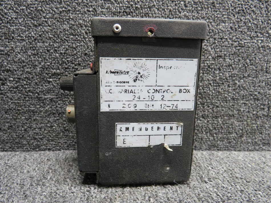 Laboratorie 24-10-2 Laboratorie A.C Variable Control Box with Modifications (Dented Top)