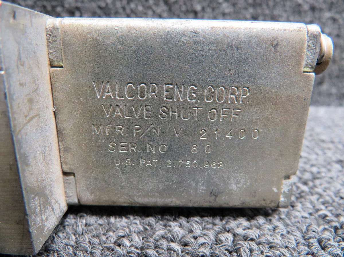 Valcor V21400 Valcor Shutoff Valve