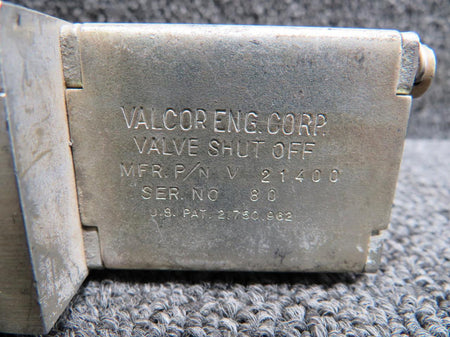 Valcor V21400 Valcor Shutoff Valve