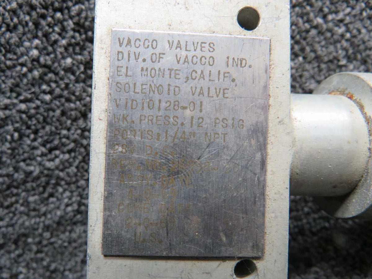 Vacco V1D10128-01 Vacco Solenoid Valve (Volts: 28)