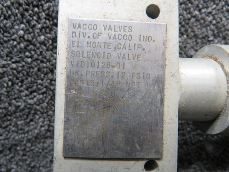Vacco V1D10128-01 Vacco Solenoid Valve (Volts: 28)