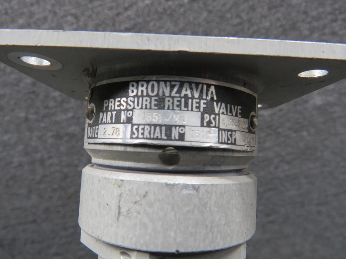 Bronzavia 1551-MJ Bronzavia Pressure Relief Valve Assembly