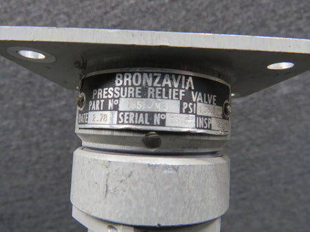 Bronzavia 1551-MJ Bronzavia Pressure Relief Valve Assembly