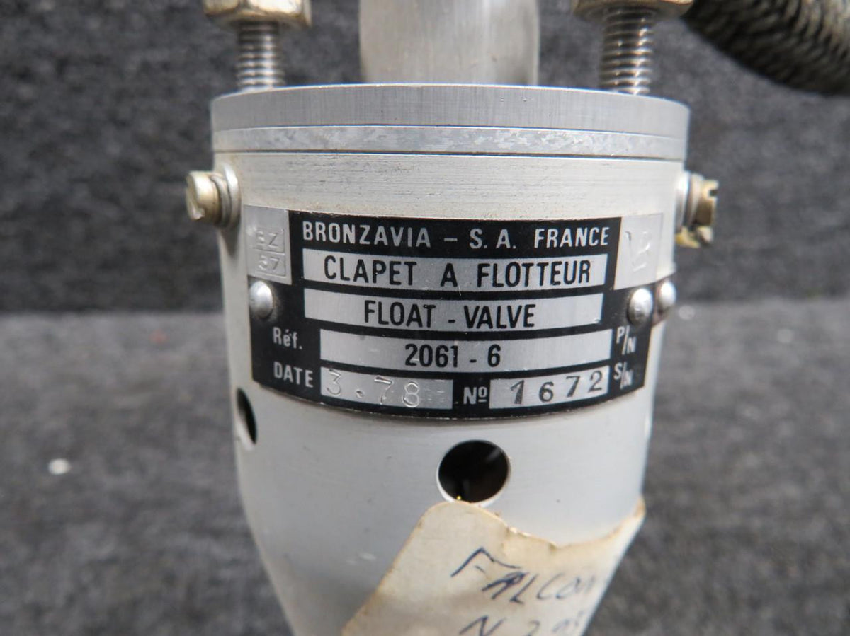 Bronzavia 2061-6 Bronzavia Float Valve Assembly with Line
