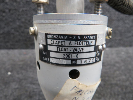 Bronzavia 2061-6 Bronzavia Float Valve Assembly with Line