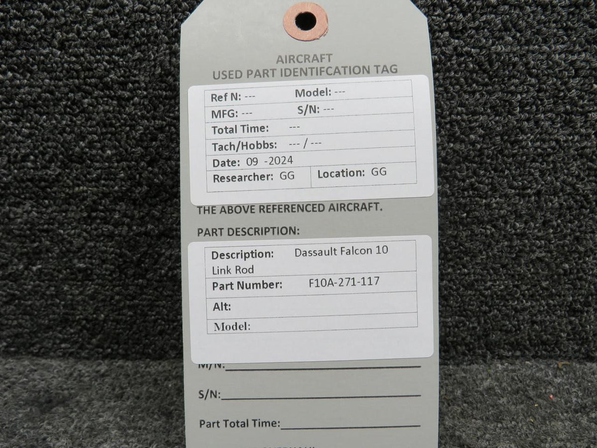 Dassault Falcon F10A-271-117 Dassault Falcon 10 Link Rod Assembly