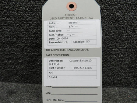 Dassault Falcon F10A-272-131A1 Dassault Falcon 10 Link Rod Assembly