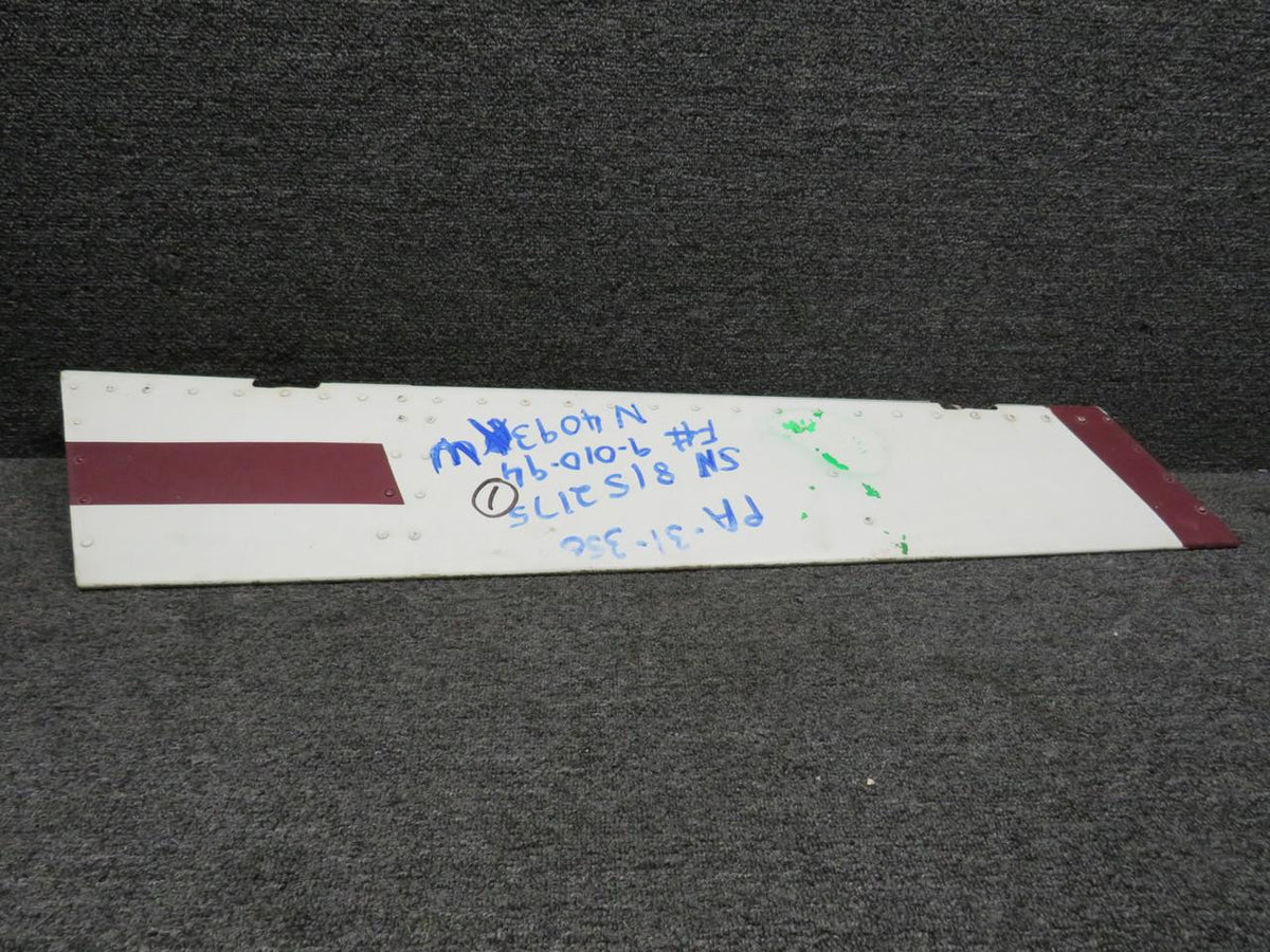 Piper Aircraft Parts 40008-000 Piper PA31-350 Rudder Trim Tab Assembly