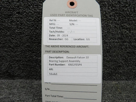 Dassault Falcon KN52FESP4 Dassault Falcon 10 Bearing Support Assembly