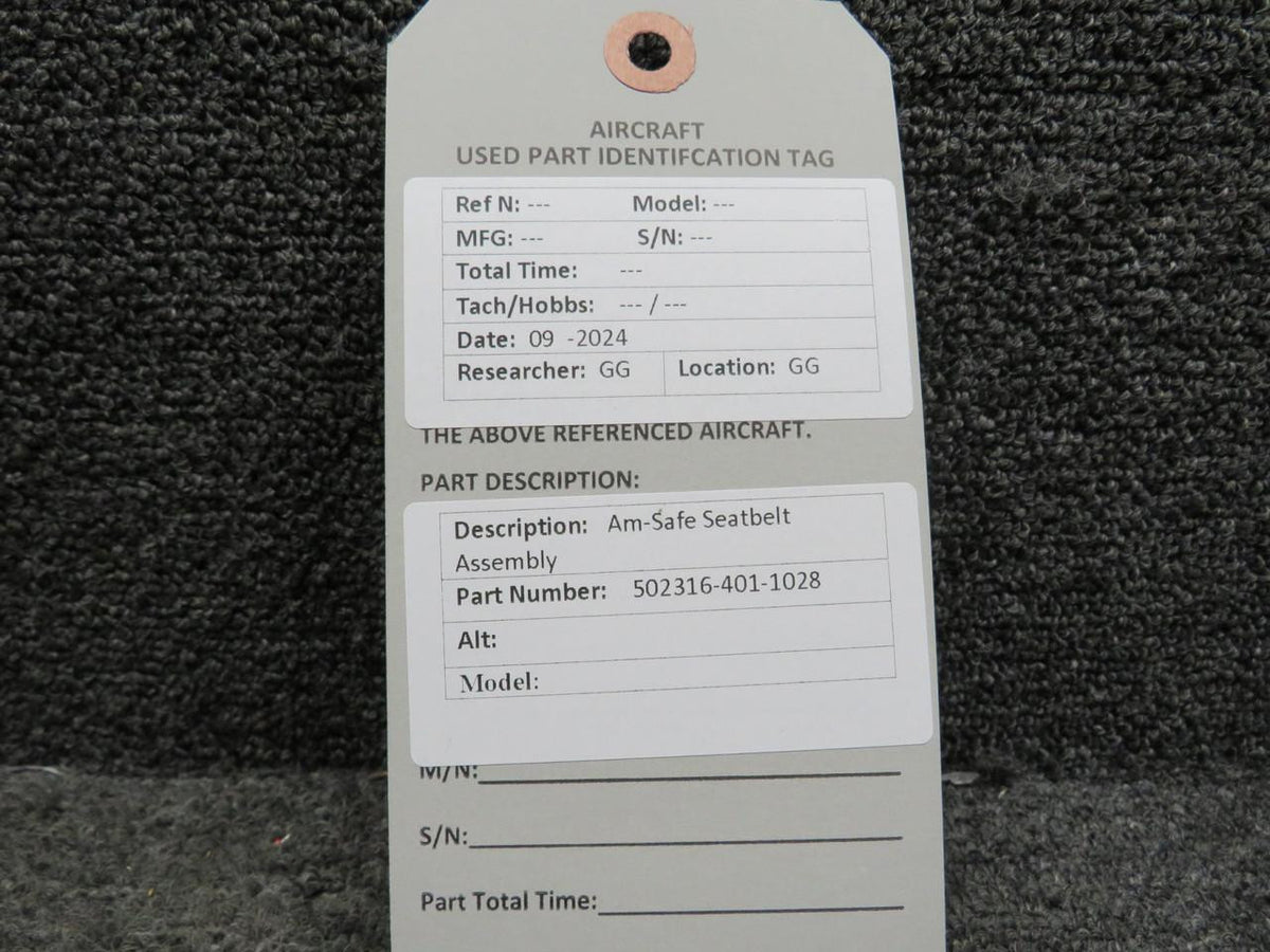 AmSafe 502316-401-1028 Am-Safe Seatbelt Assembly