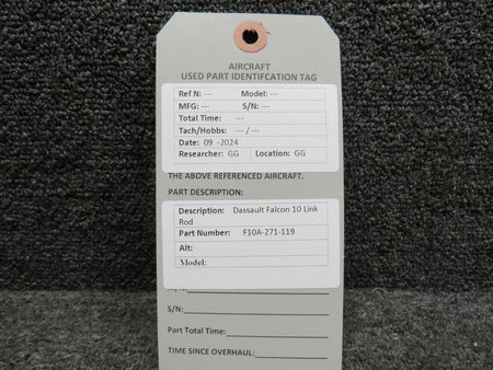 Dassault Falcon F10A-271-119 Dassault Falcon 10 Link Rod Assembly