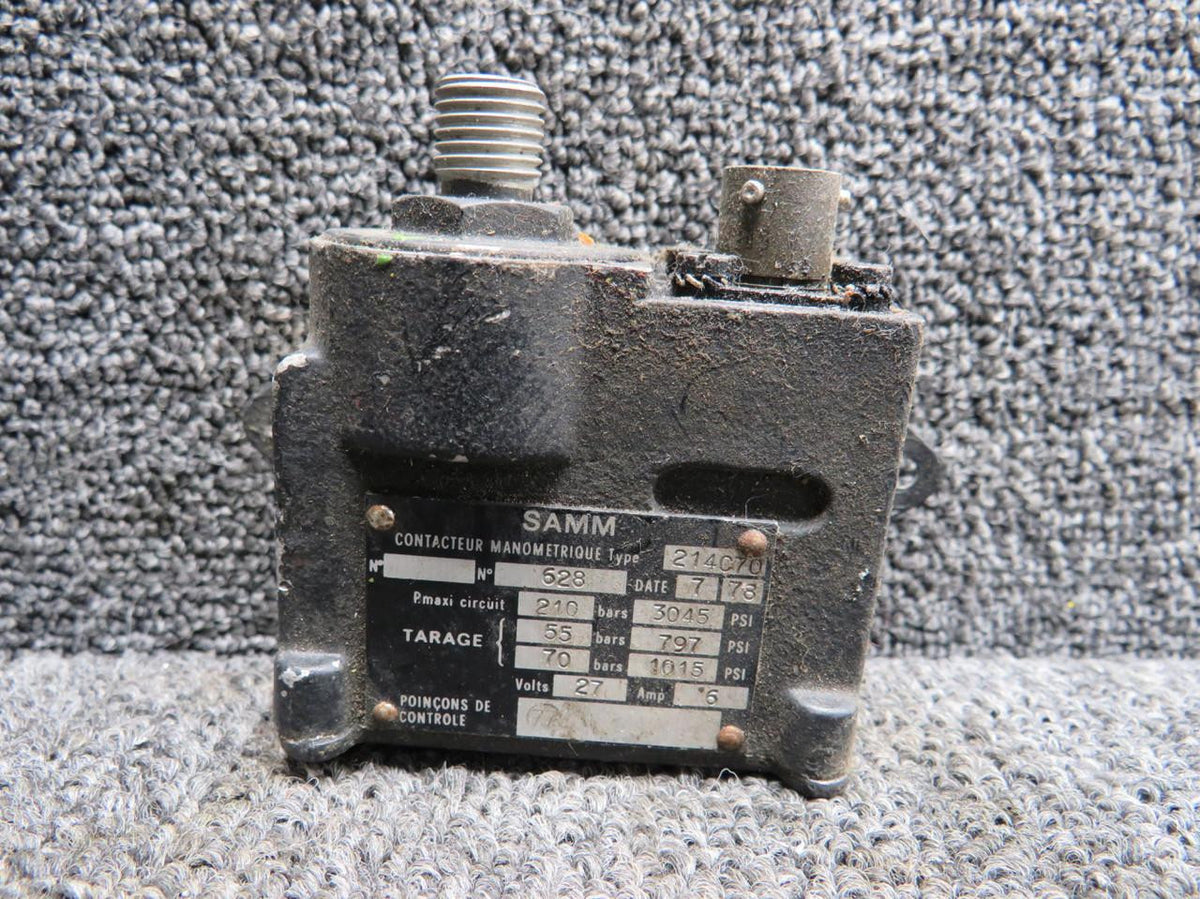 SAMM 214C70 SAMM Contactor (Volts: 27, Amps: 6)