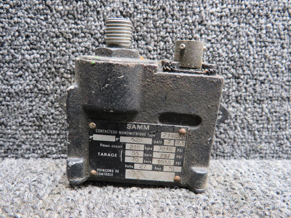 SAMM 214C70 SAMM Contactor (Volts: 27, Amps: 6)