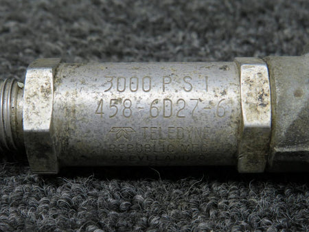 Teledyne 458-6D27-6 (Alt: MS28771-6) Teledyne Check Valve