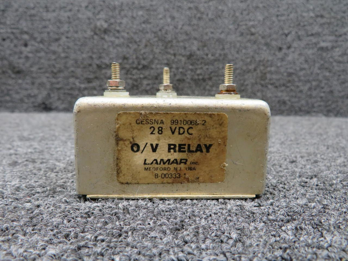 lamar B-00333-1 (Alt: 9910068-2) Lamar Overvoltage Relay (Dented Housing) (Volts: 28)