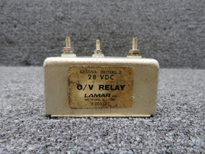 B-00333-1 (Alt: 9910068-2) Lamar Overvoltage Relay (Dented Housing) (Volts: 28)