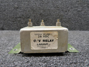 B-00333-1 (Alt: 9910068-2) Lamar Overvoltage Relay with Mount (Dented) (28V)