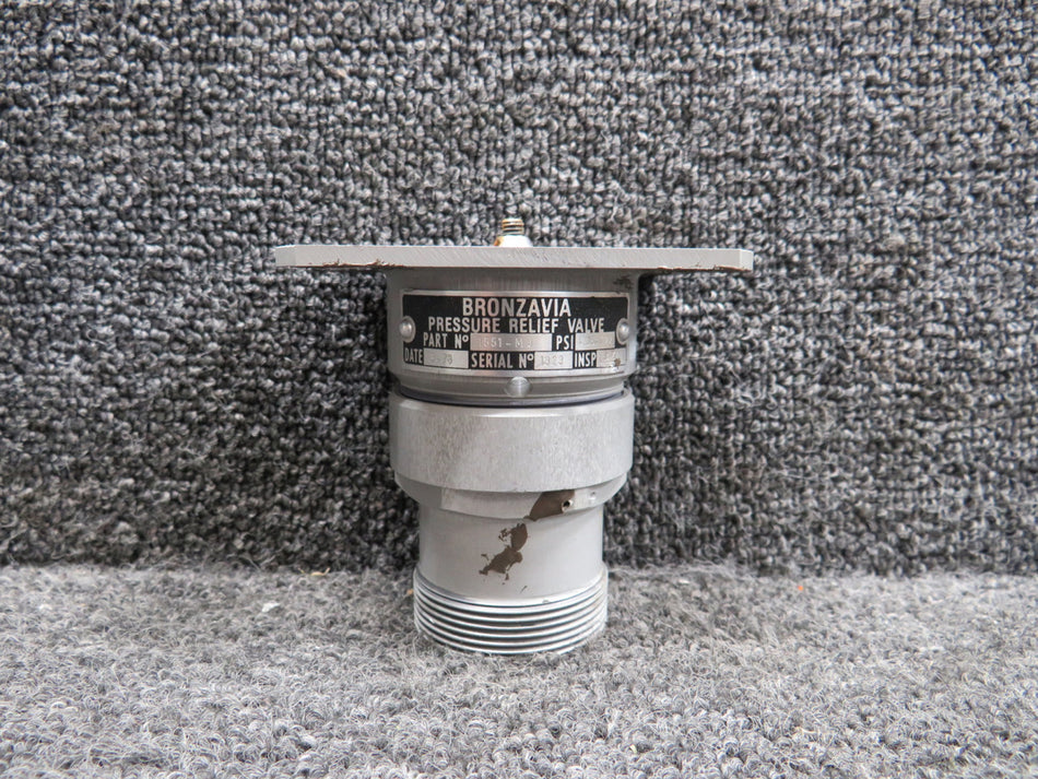 1551-MJ Bronzavia Pressure Relief Valve (PSI: 4.35-5.22)