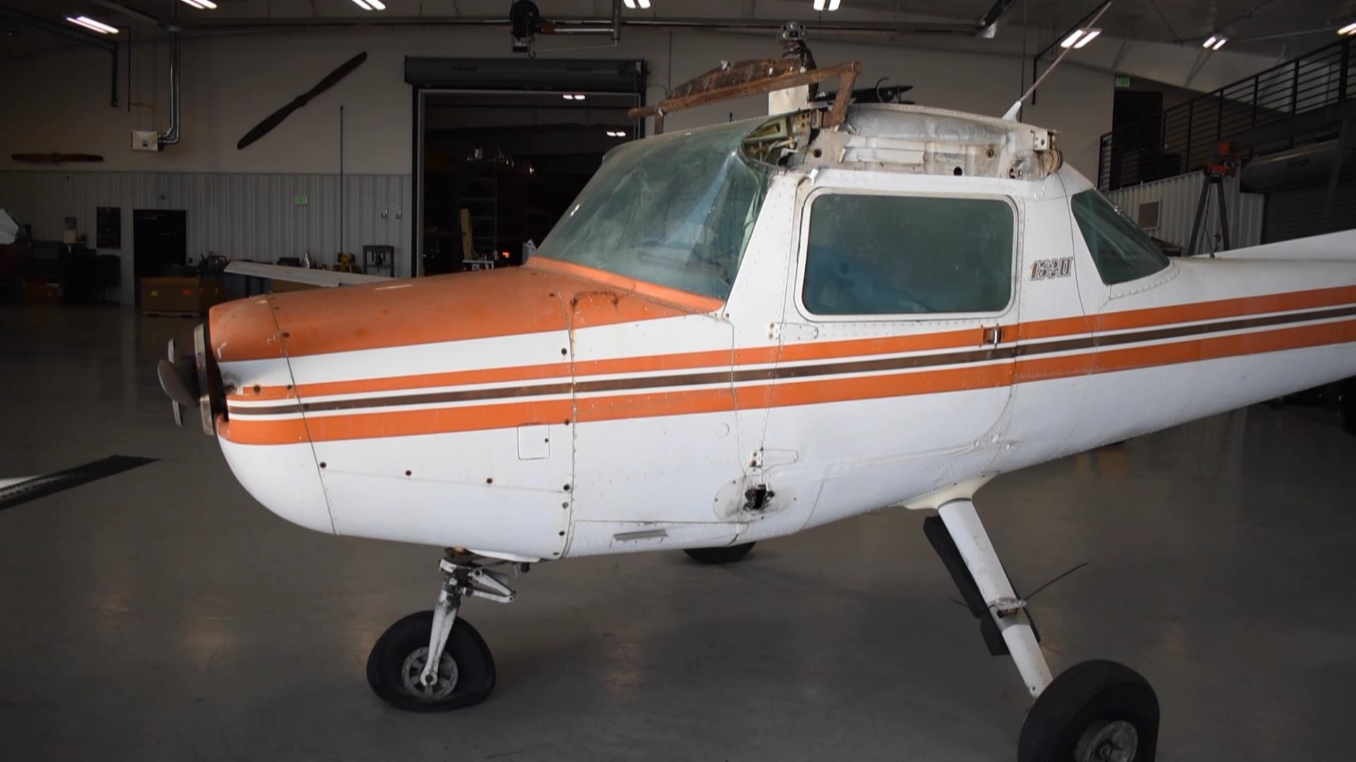 Sold Cessna 152 side view from BAS Aircraft Salvage