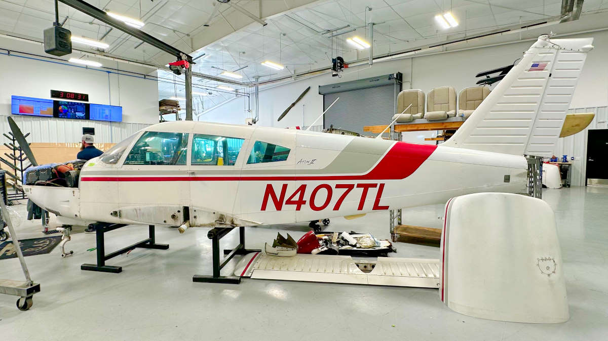 Piper PA28R-200 Arrow 2 general aviation aircraft salvage