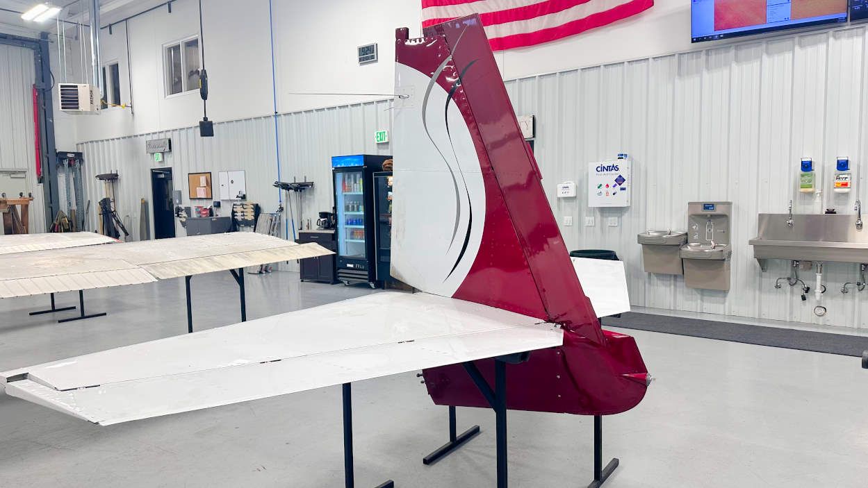 Mooney M20C vertical stabilizer for sale from BAS Part Sales