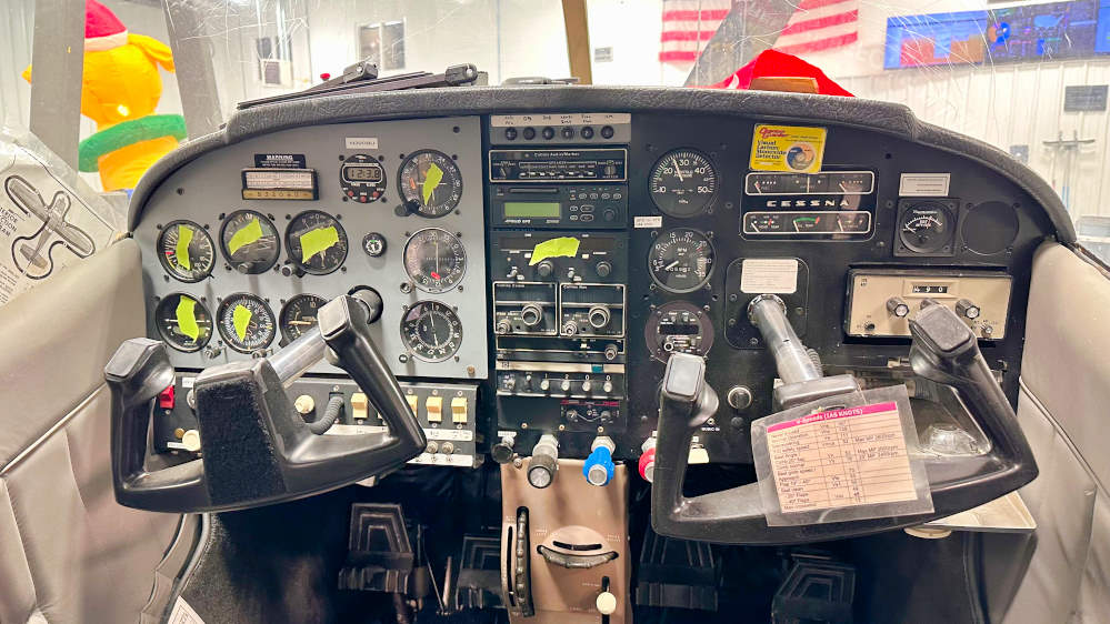 Cessna 182F Skylane controls and instrument panels for sale from BAS Part Sales